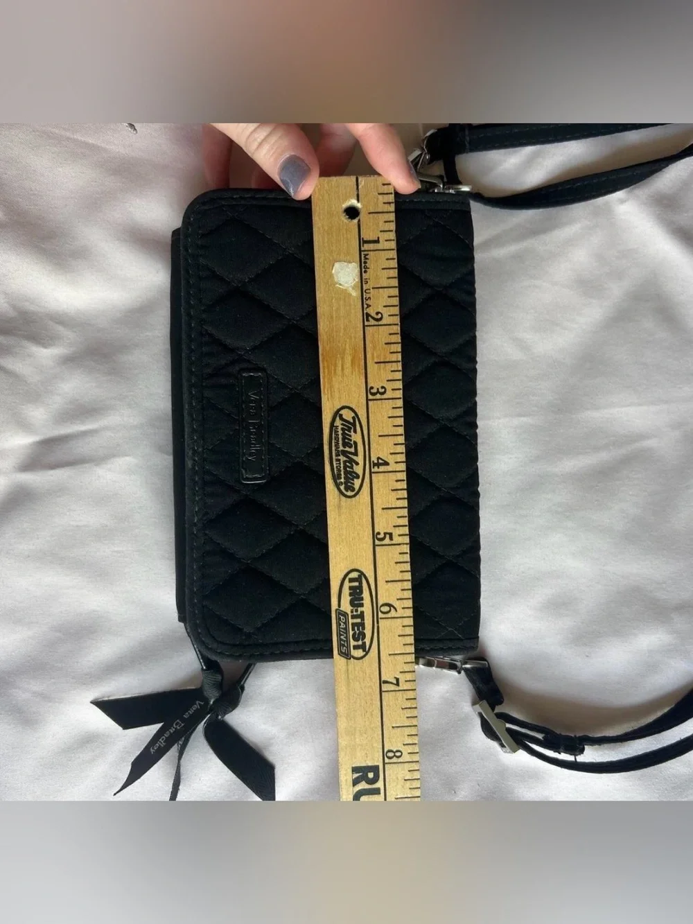 Vera Bradley Black Quilted Crossbody Bag